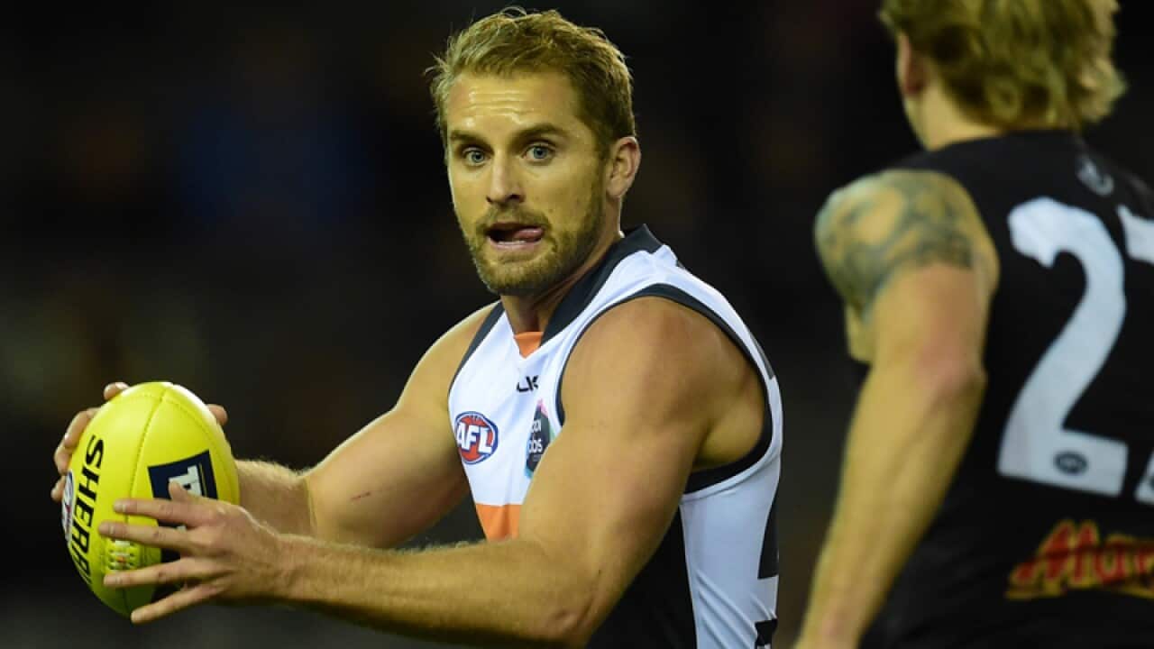 GWS Giants player Joel Patfull