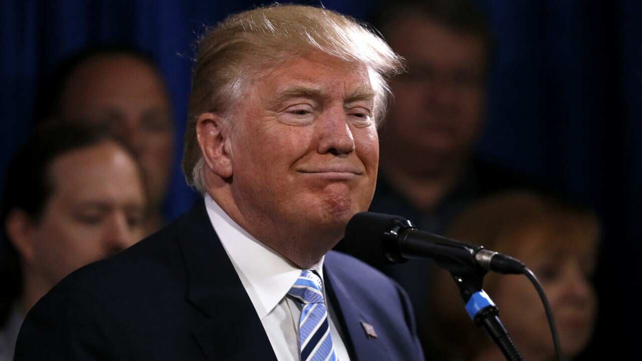 Republican presidential candidate Donald Trump