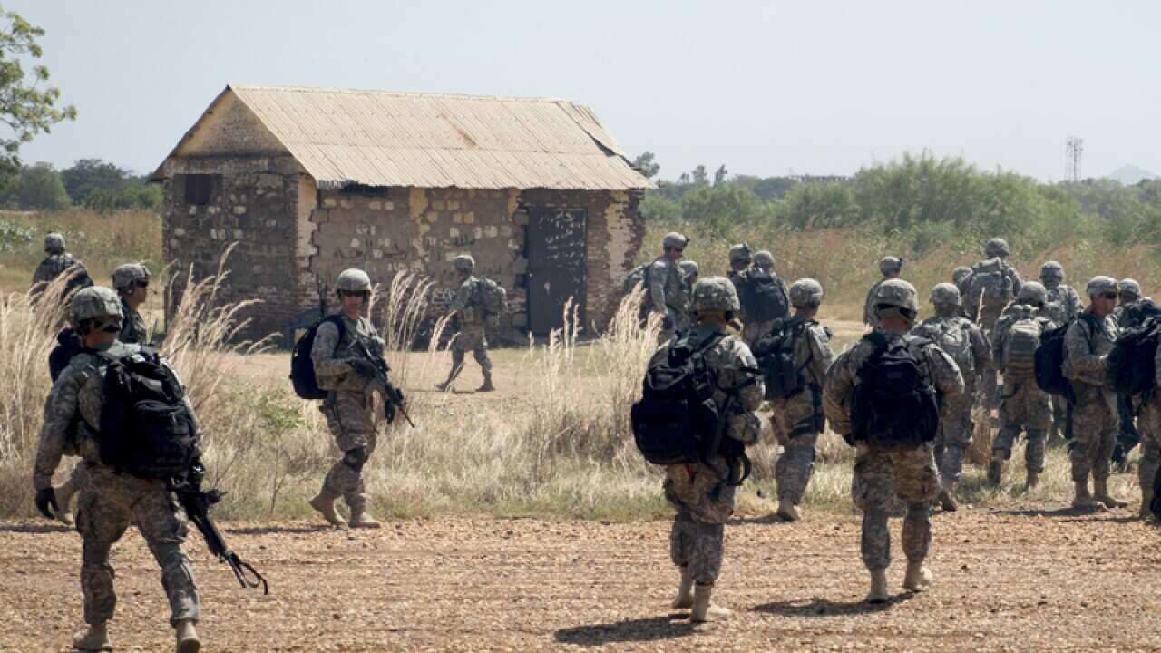 U.S. Air Force, soldiers of the East Africa Response Force