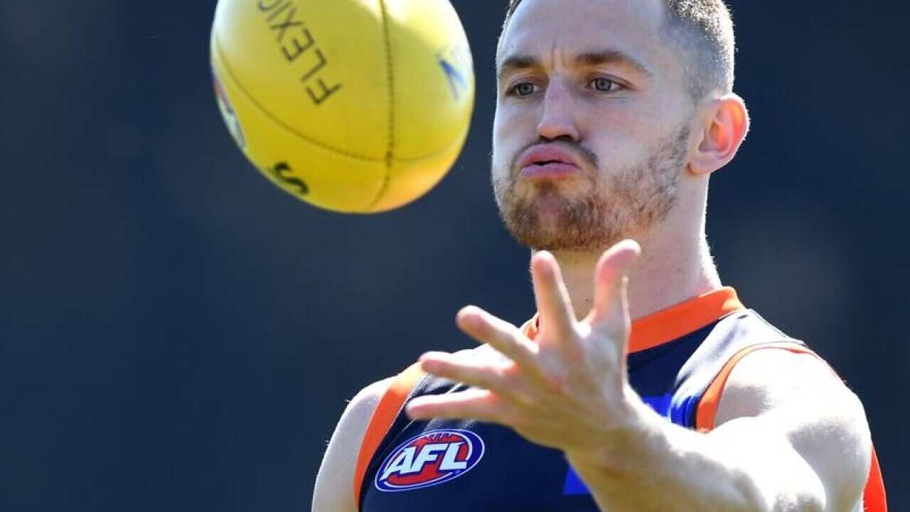 Greater Western Sydney (GWS) Giants AFL player Devon Smith