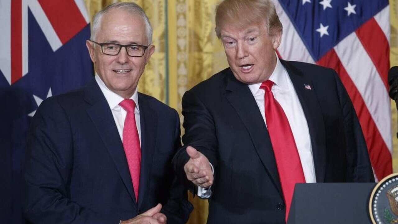 Malcolm Turnbull and Donald Trump