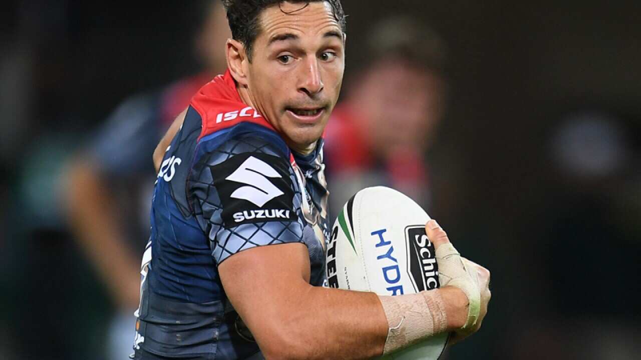 Billy Slater of the Storm