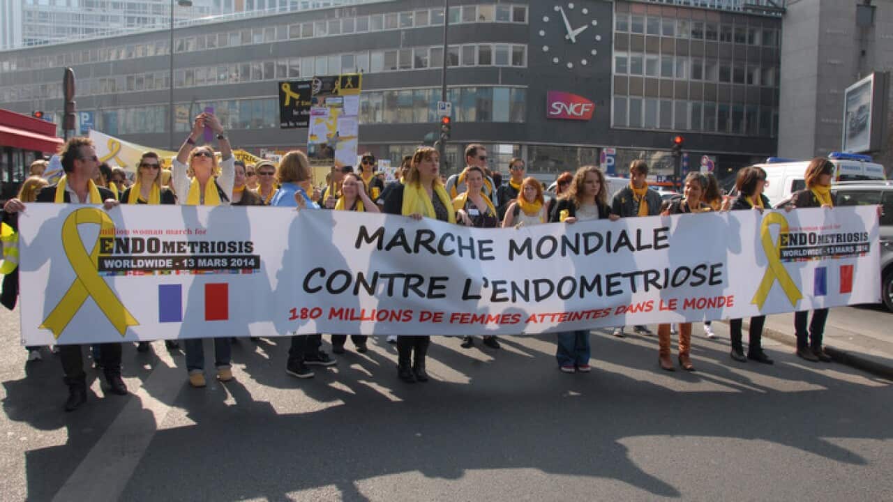A march in Paris back in 2014 to raise awareness