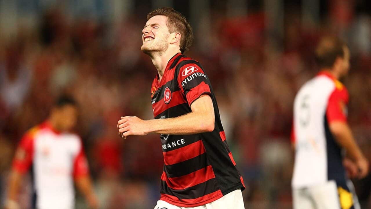 Joey Gibbs during his time with the Western Sydney Wanderers in 2012