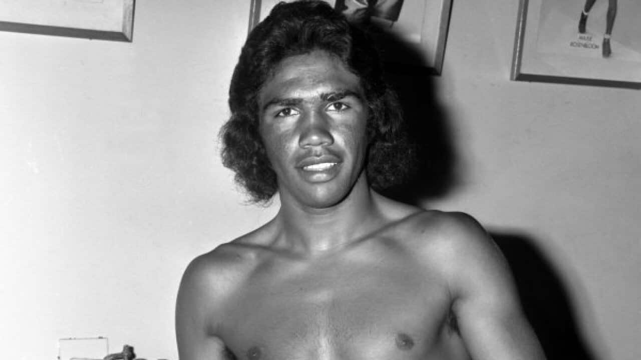 Wally Carr as a young man in the ring