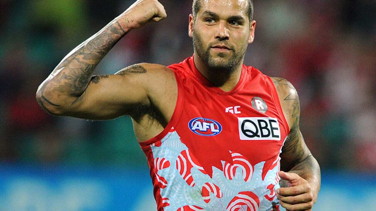 Sydney Swans forward Lance Franklin