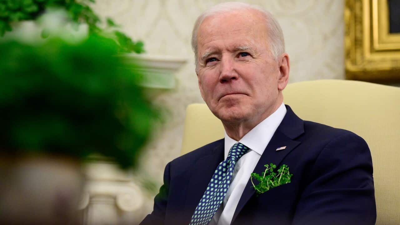 President Biden Virtually Hosts Irish PM Michel Martin
