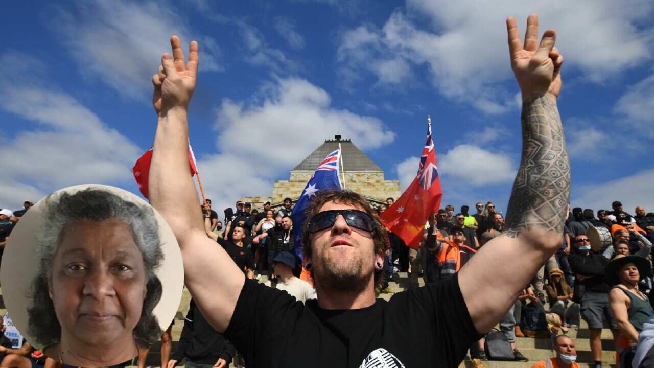 Protest in Melbourne 