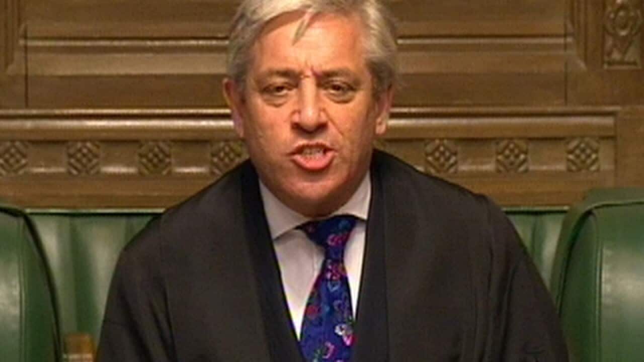 Speaker of Britain's House of Commons, John Bercow