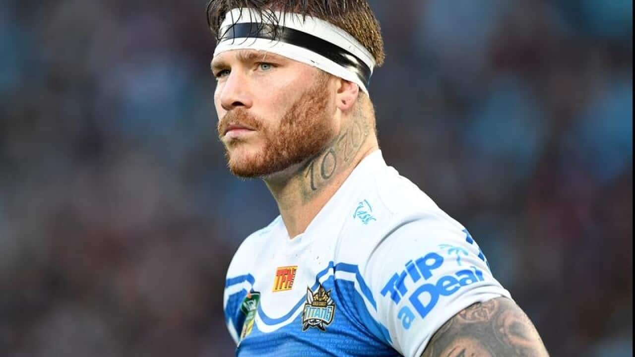 Gold Coast Titans player Chris McQueen