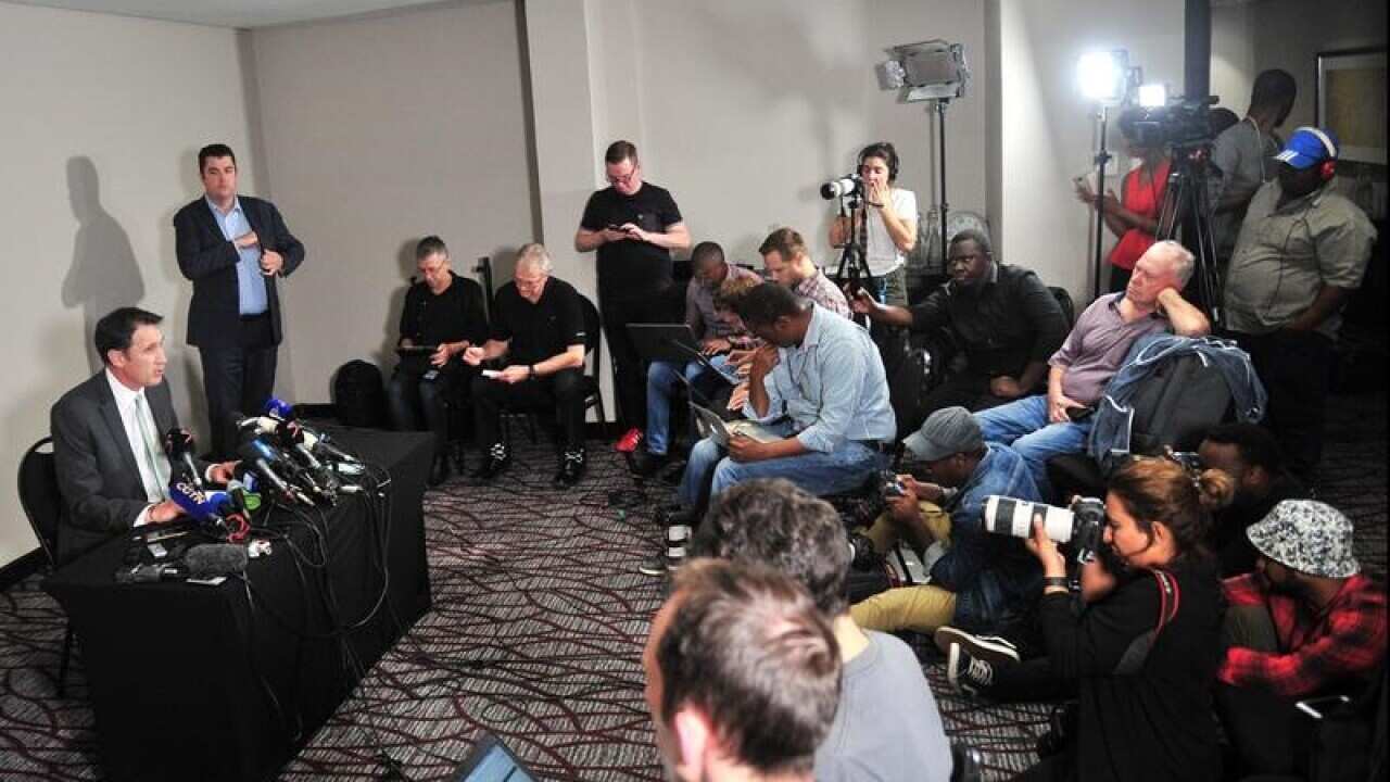 James Sutherland press conference