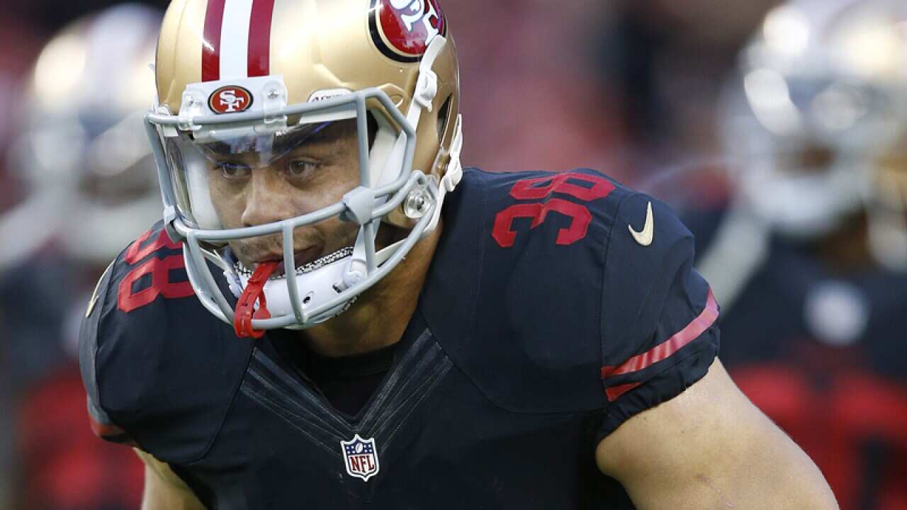 San Francisco 49ers running back Jarryd Hayne