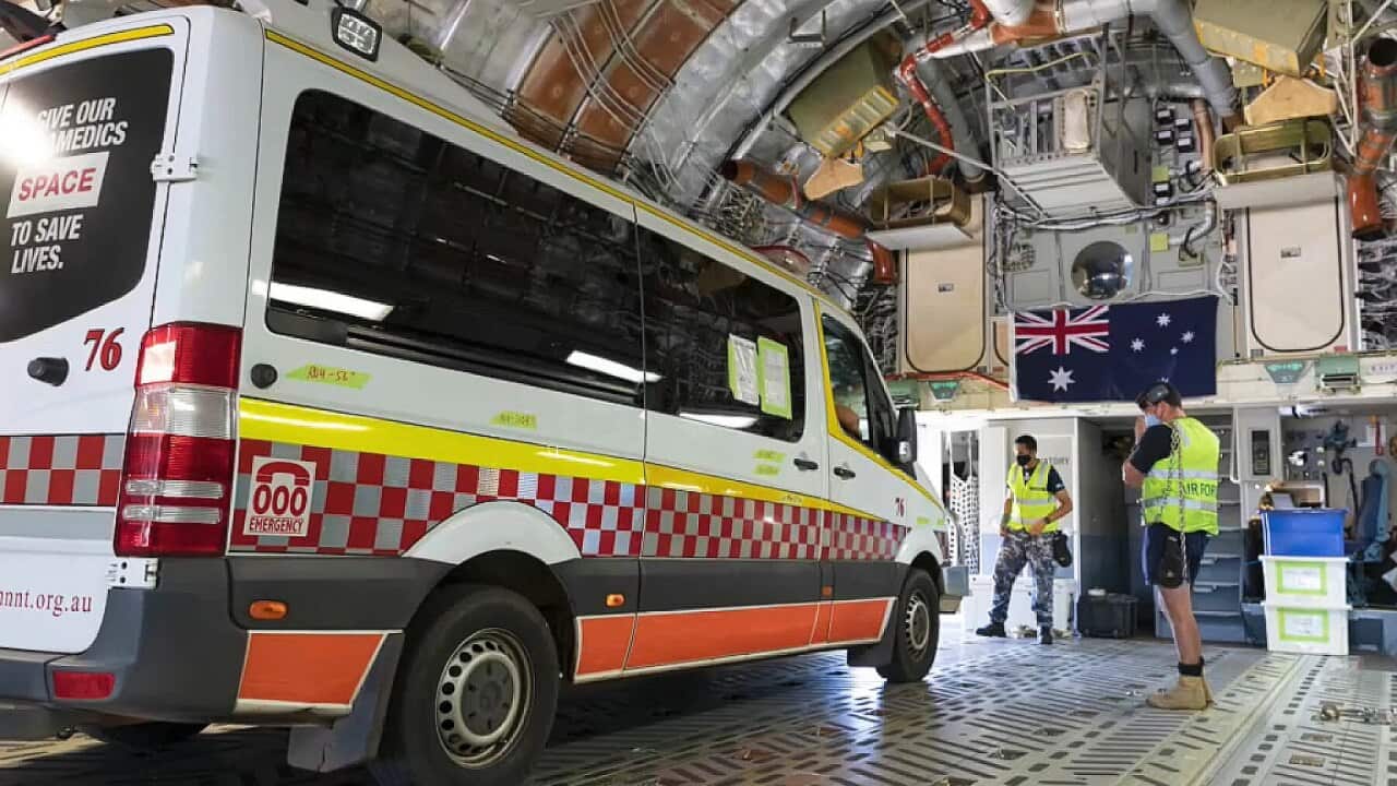 Sending aid from Darwin airport to Fiji