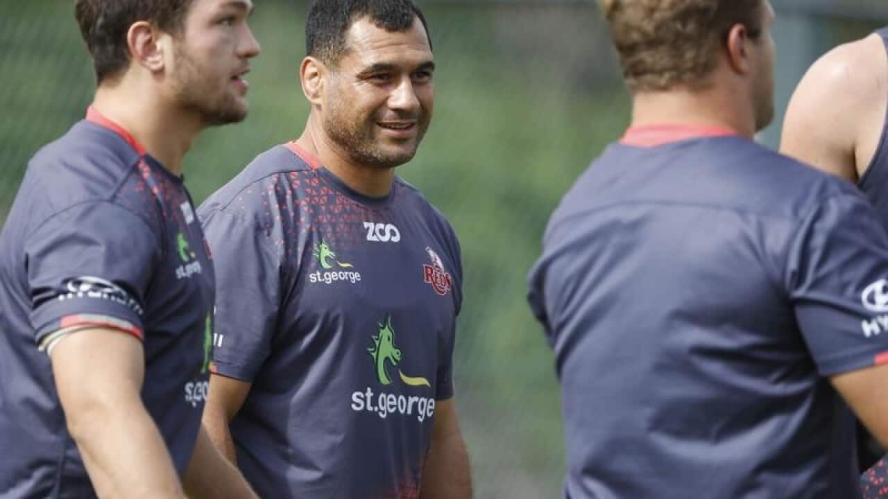George Smith in action during a training session.