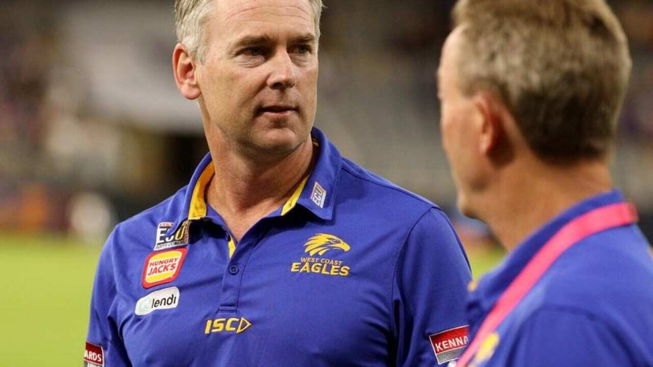 West Coast coach Adam Simpson
