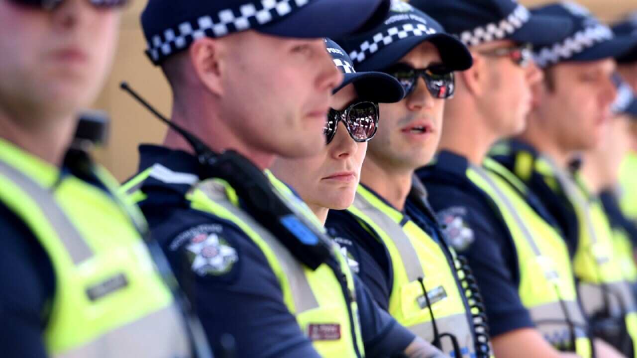 Police officers in Melbourne