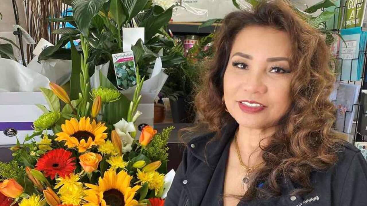 Brisbane florist Imelda Reyes Kateb says business has been booming (supplied)