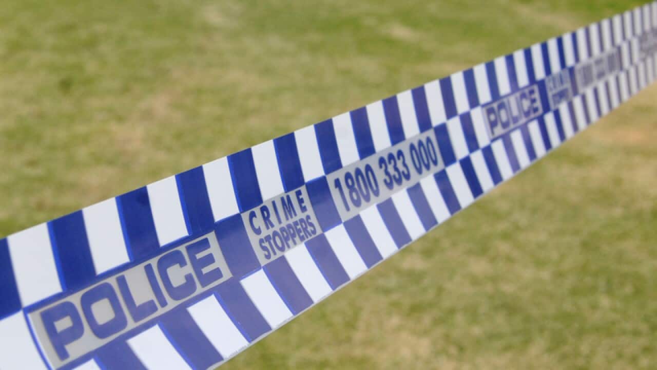 A crime scene in Melbourne