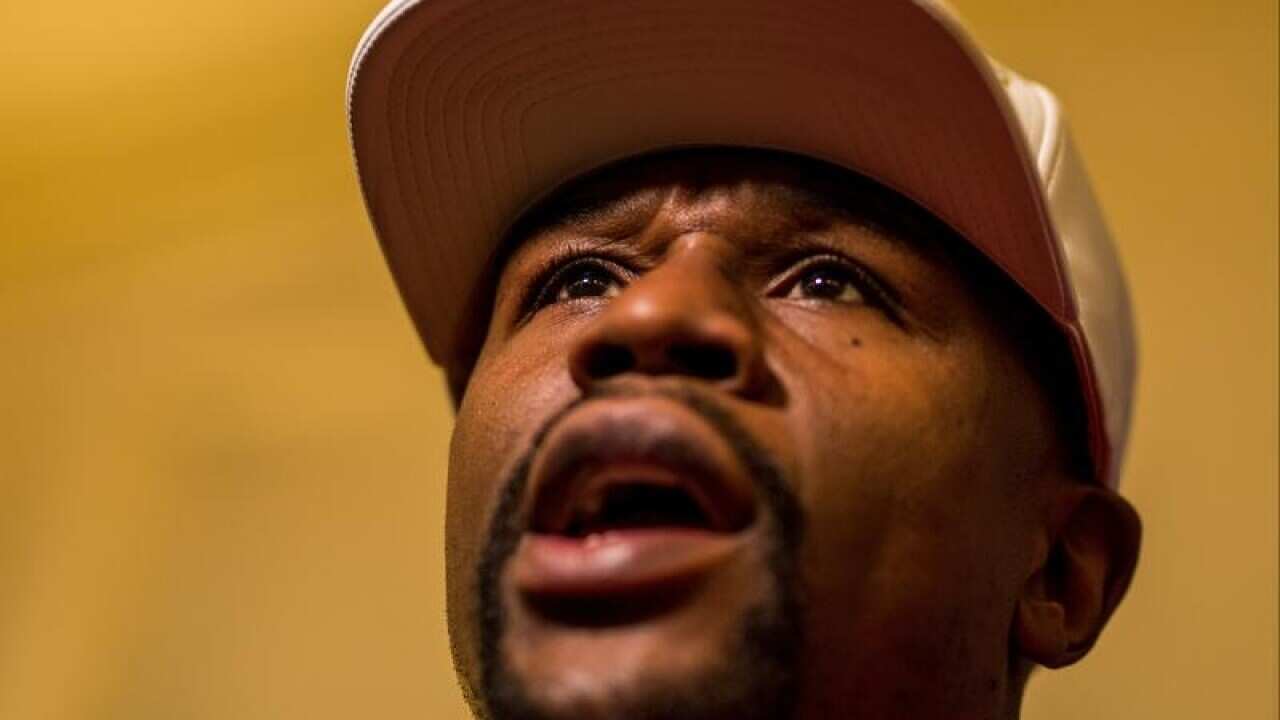 American boxer Floyd Mayweather Jr