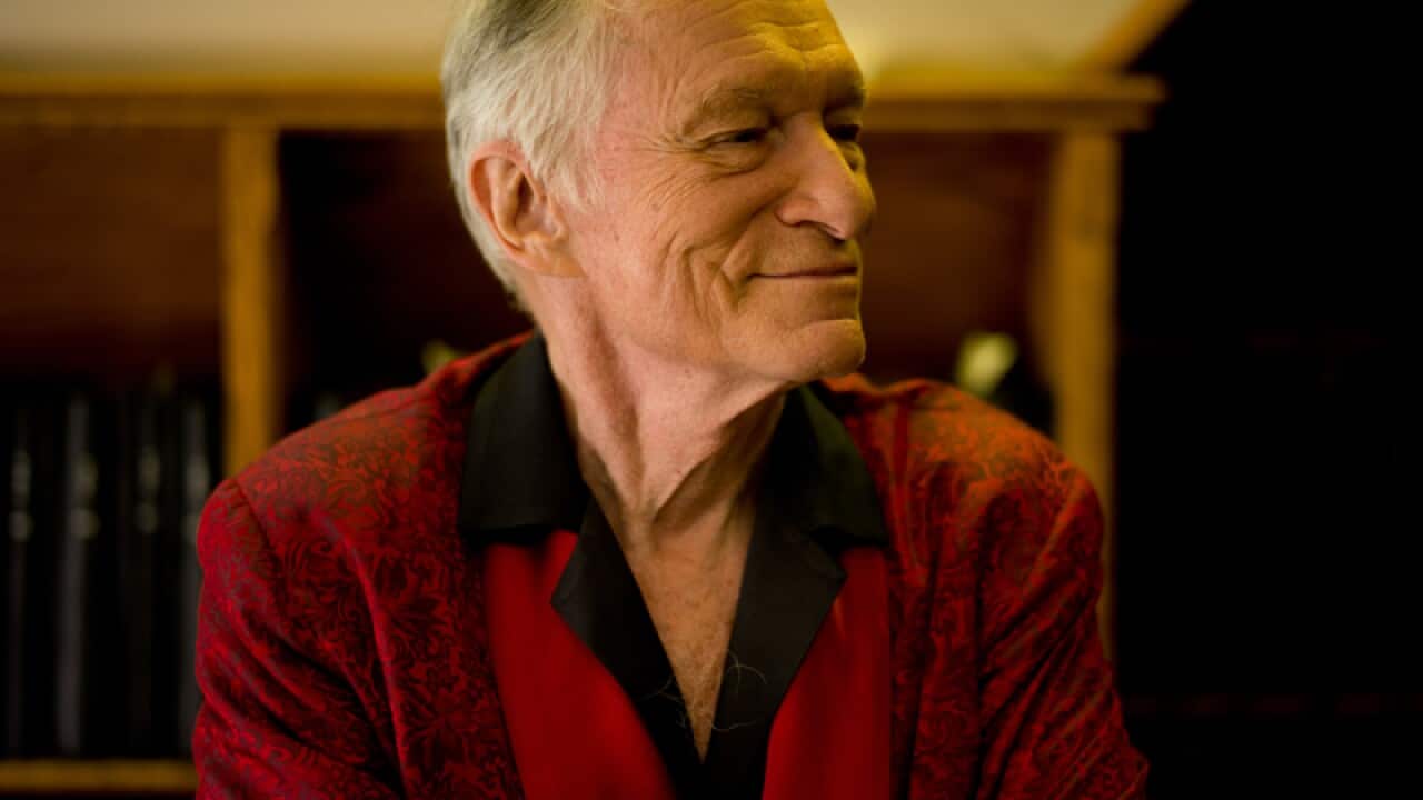 American magazine publisher Hugh Hefner
