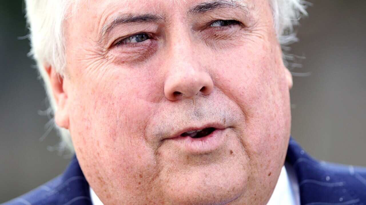 Clive Palmer at Parliament House