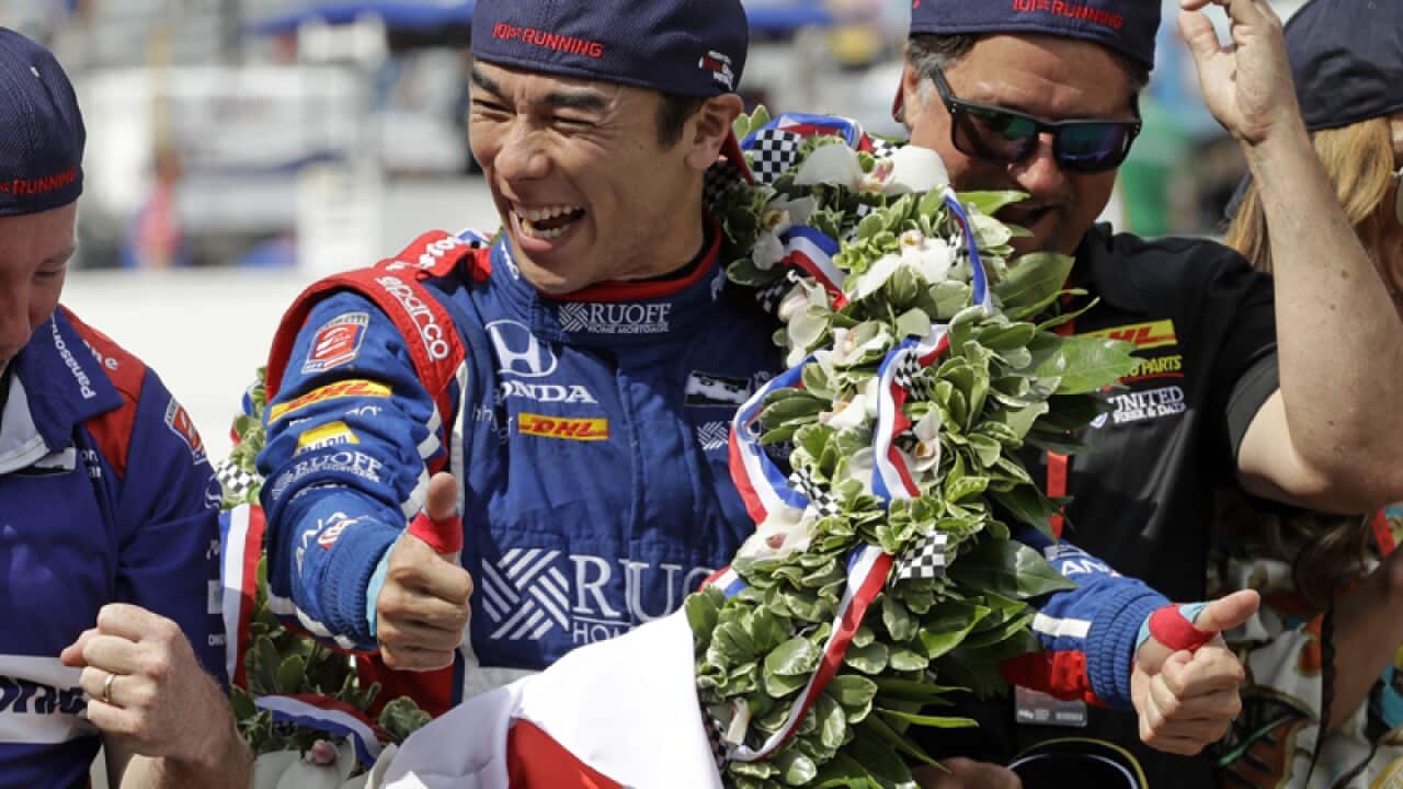 Japanese IndyCar driver Takuma Sato