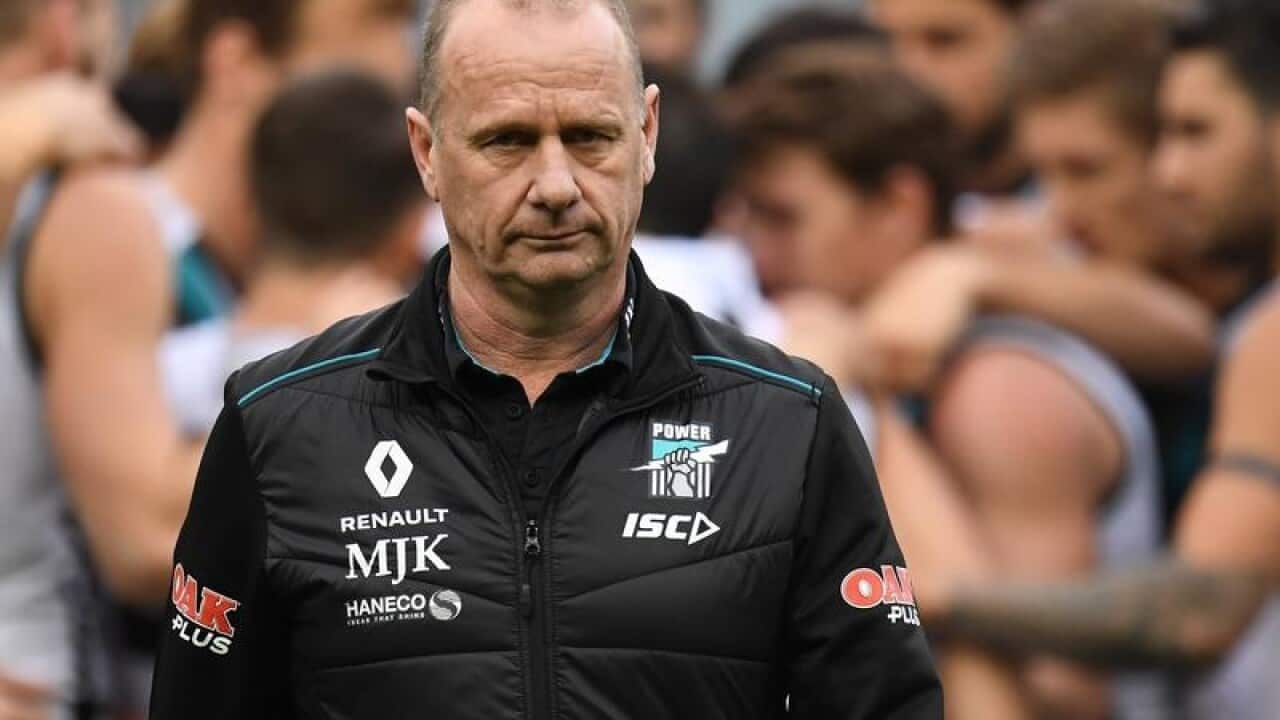 Port Adelaide coach Ken Hinkley