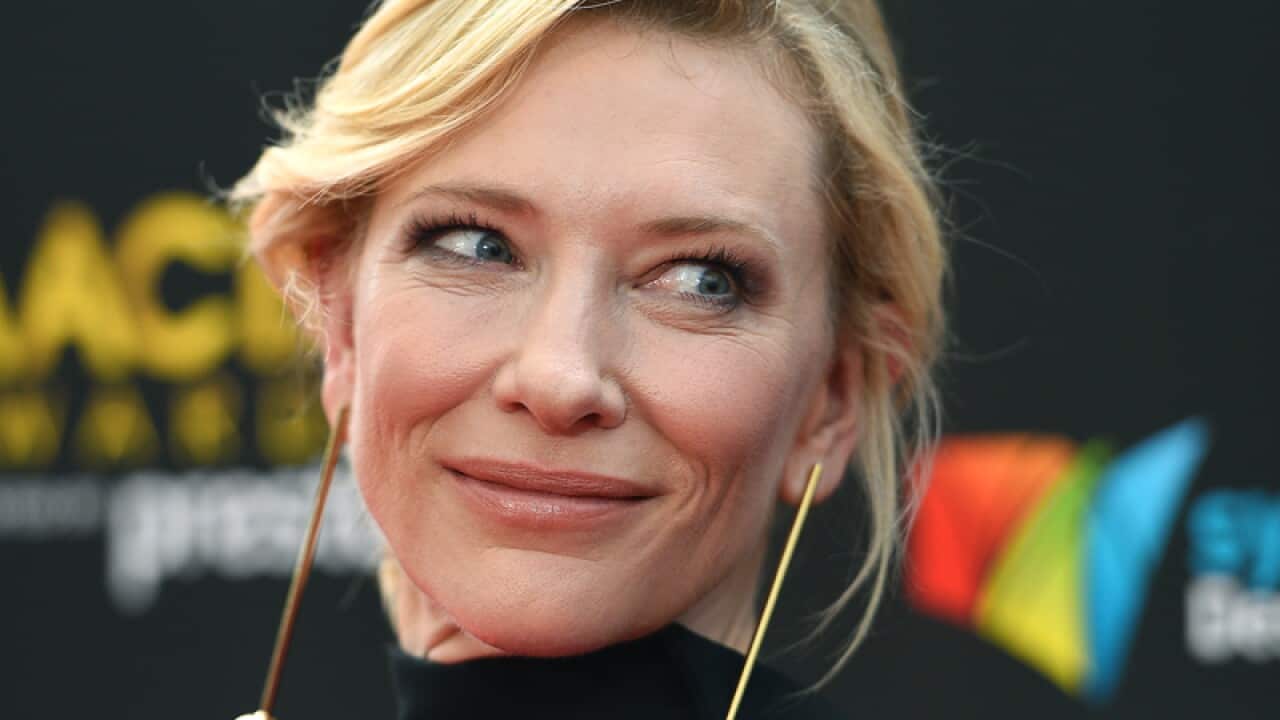 Cate Blanchett arrives at the 5th AACTA Awards ceremony in Sydney