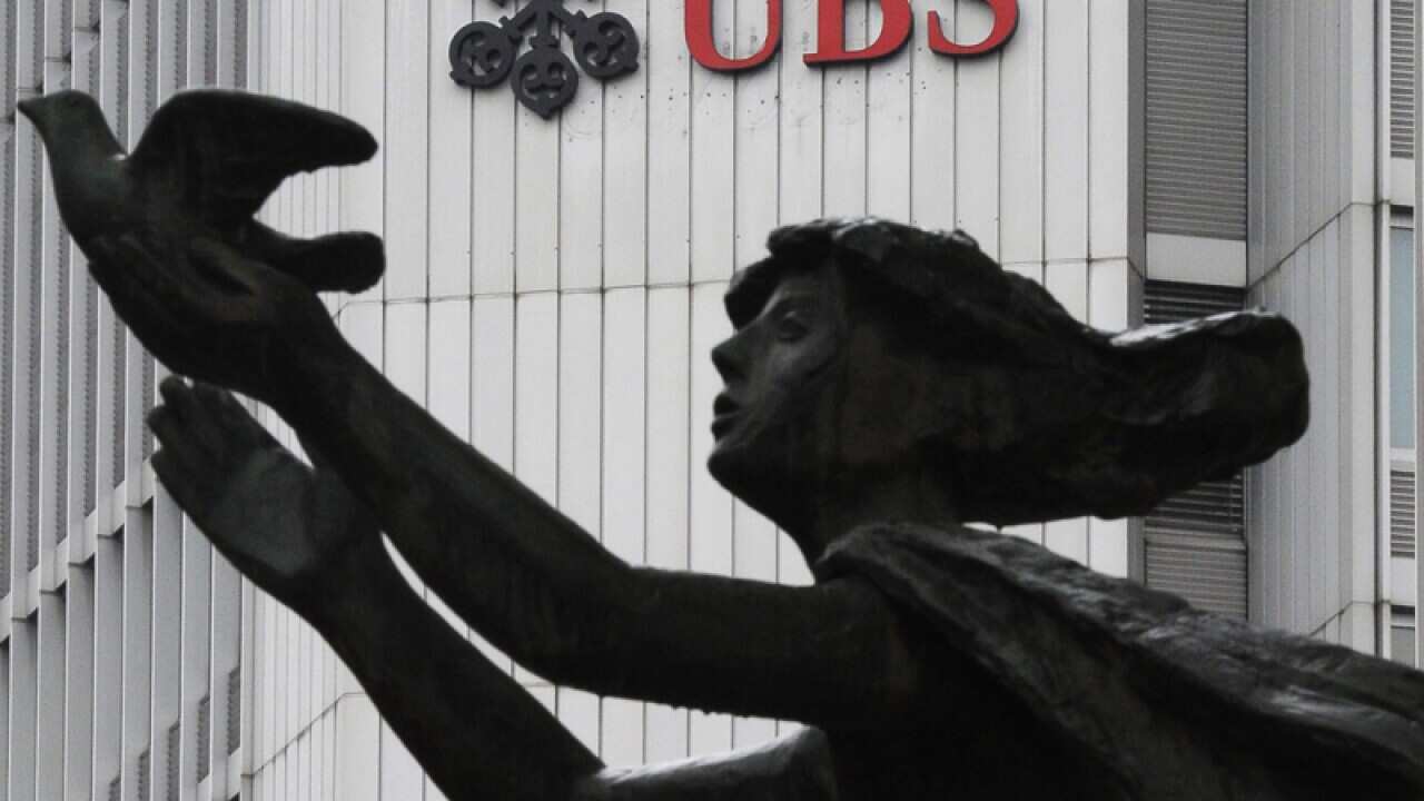 Swiss bank UBS, in Zurich