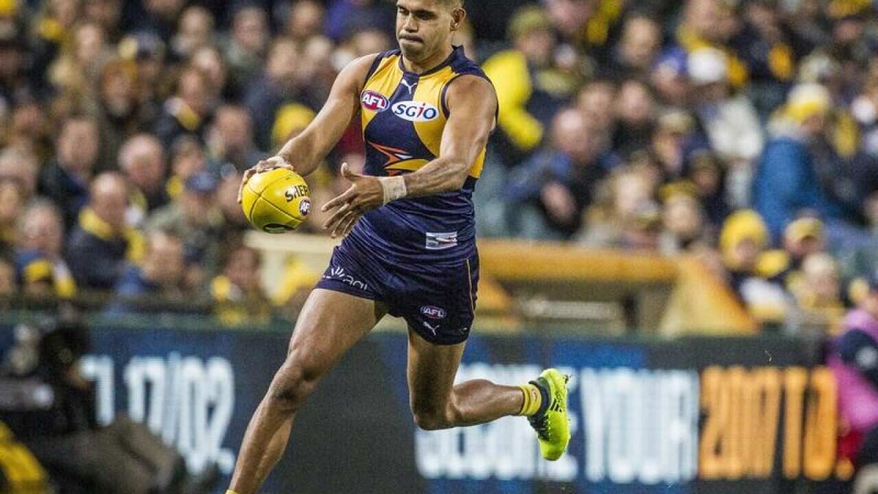 Lewis Jetta of the West Coast Eagles