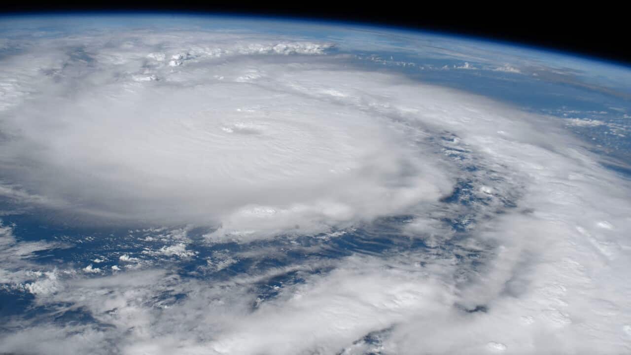 Handout photo from the International Space Station shows destructive Hurricane Beryl from space as it made its way across the Caribbean this week.