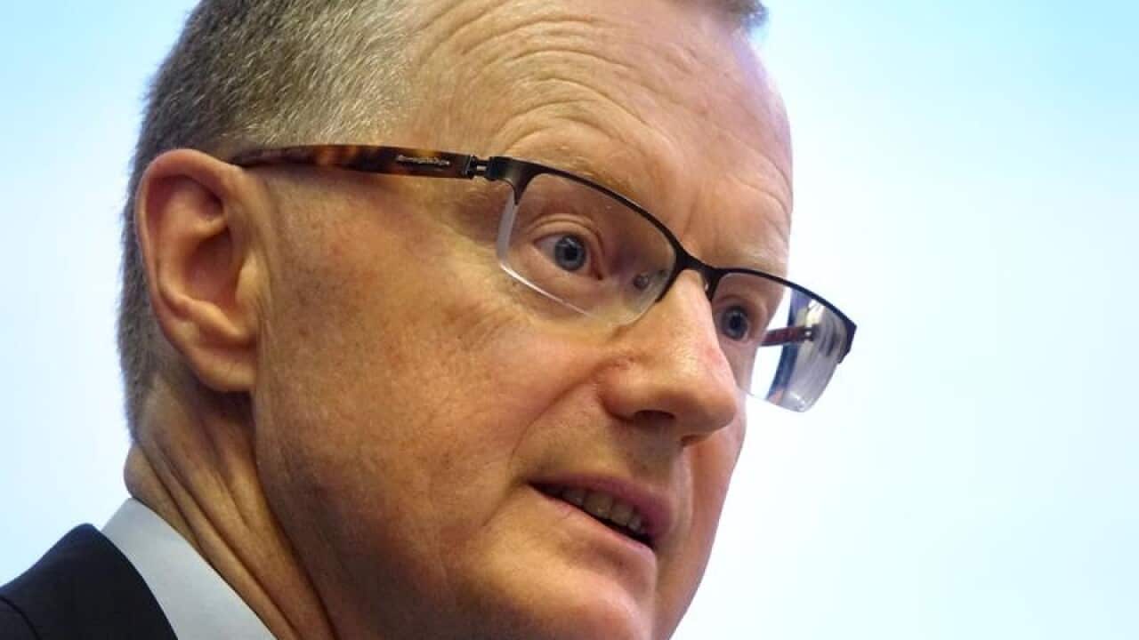 Reserve Bank of Australia governor Philip Lowe speaks.
