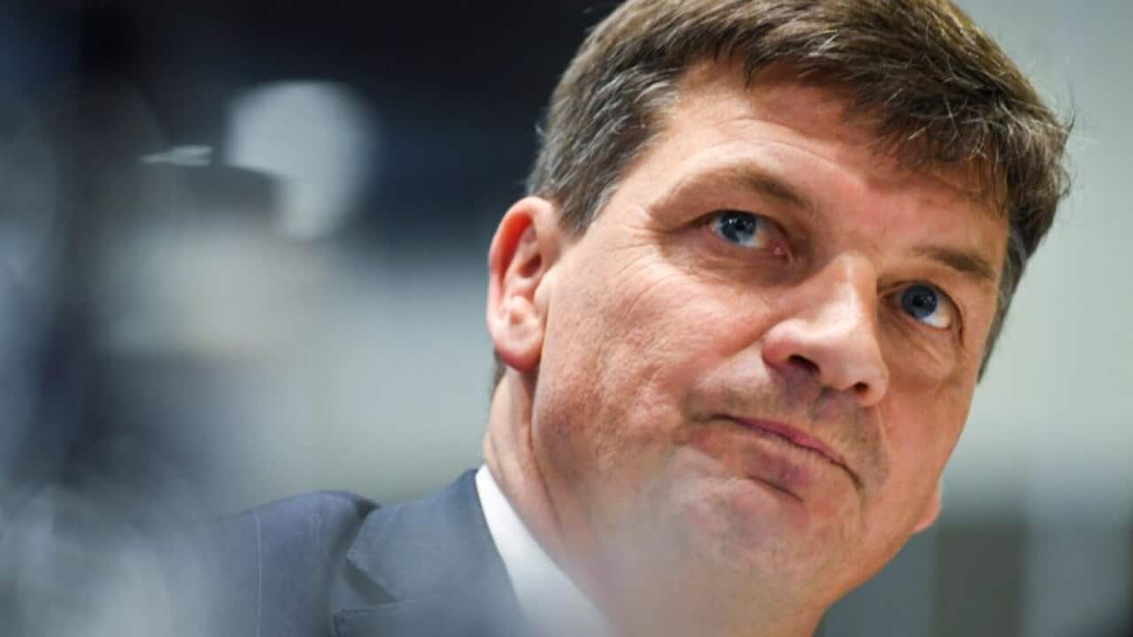 Energy Minister Angus Taylor unveiled the federal government's technology roadmap at the National Press Club.