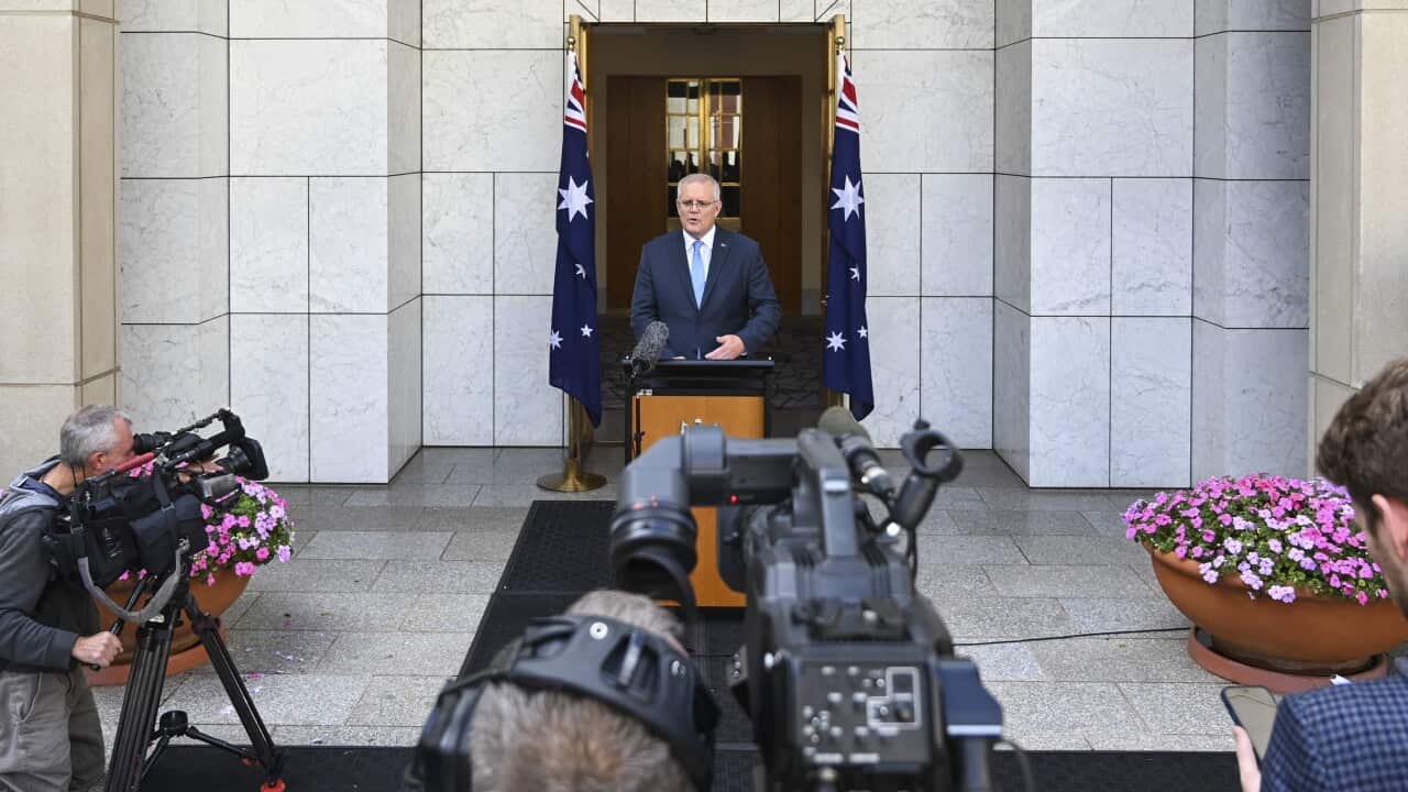 Prime Minister Scott Morrison announces the date for the 2022 federal election.