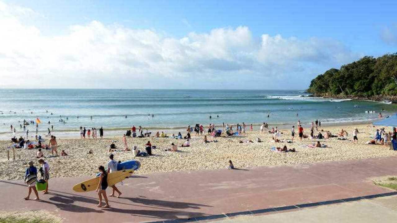 Noosa Beach on Queensland's Sunshine Coast.