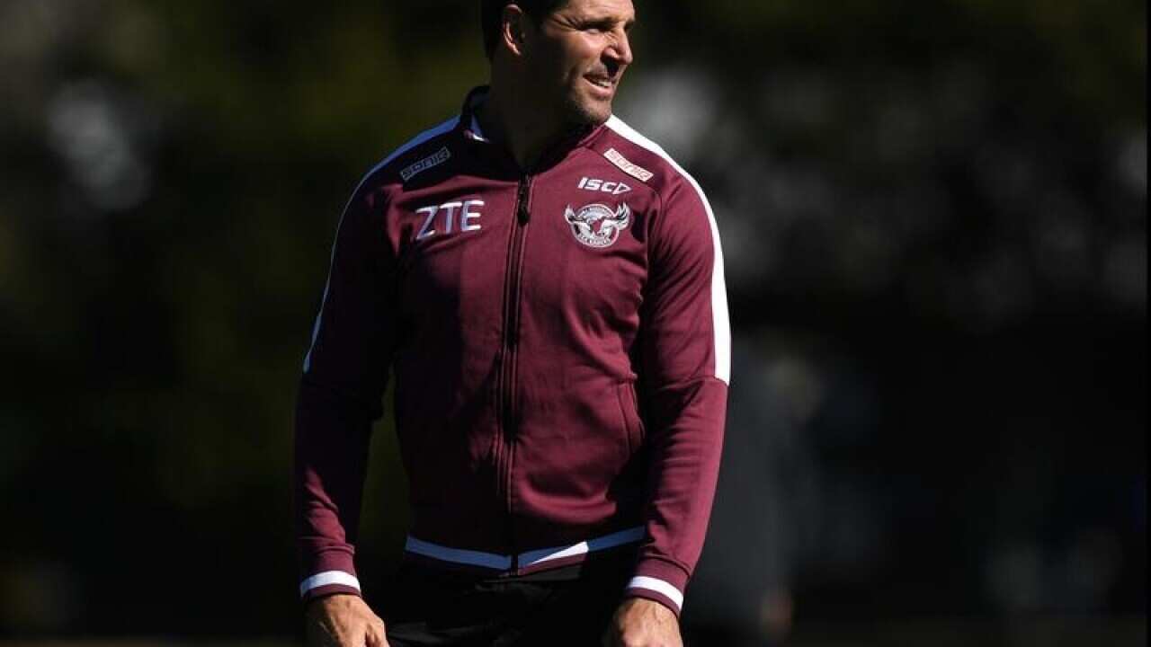 Manly Sea Eagles NRL coach Trent Barrett