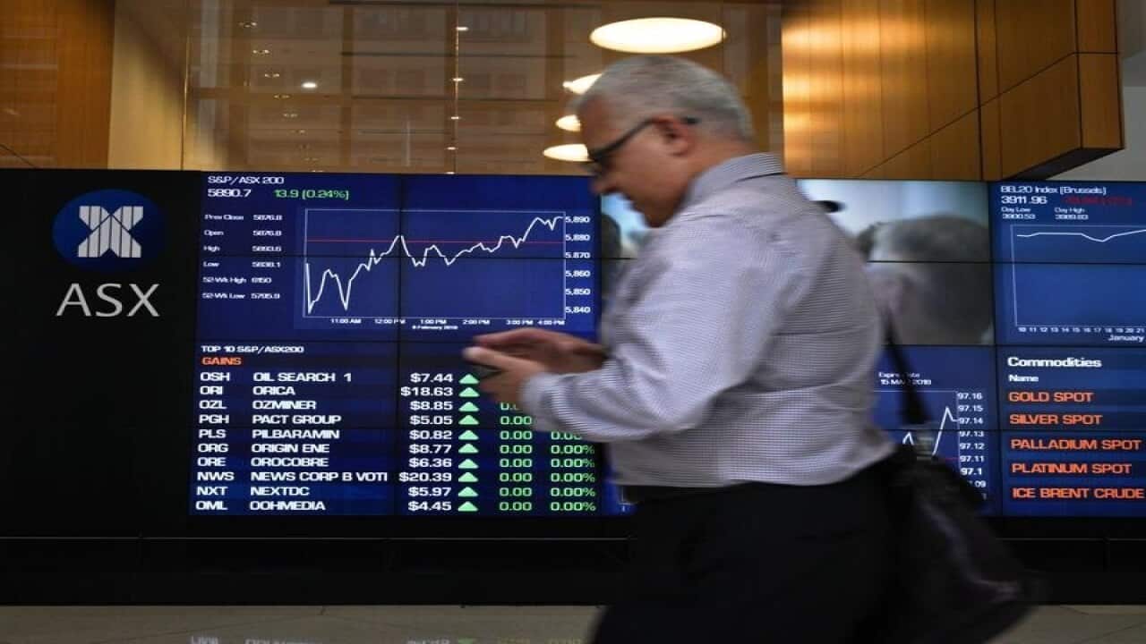 ASX board.