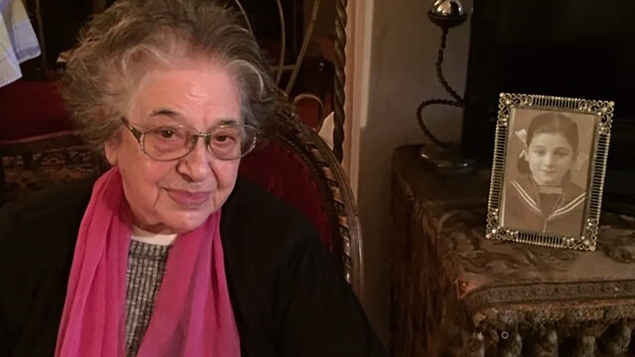 Vassa Solomou-Xanthaki in her Athens home