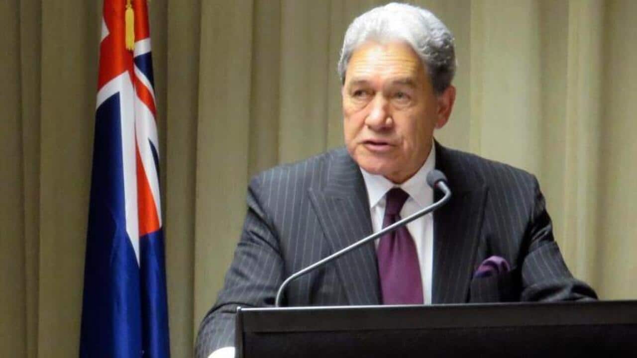 New Zealand's Deputy PM and Foreign Affairs Minister Winston Peters