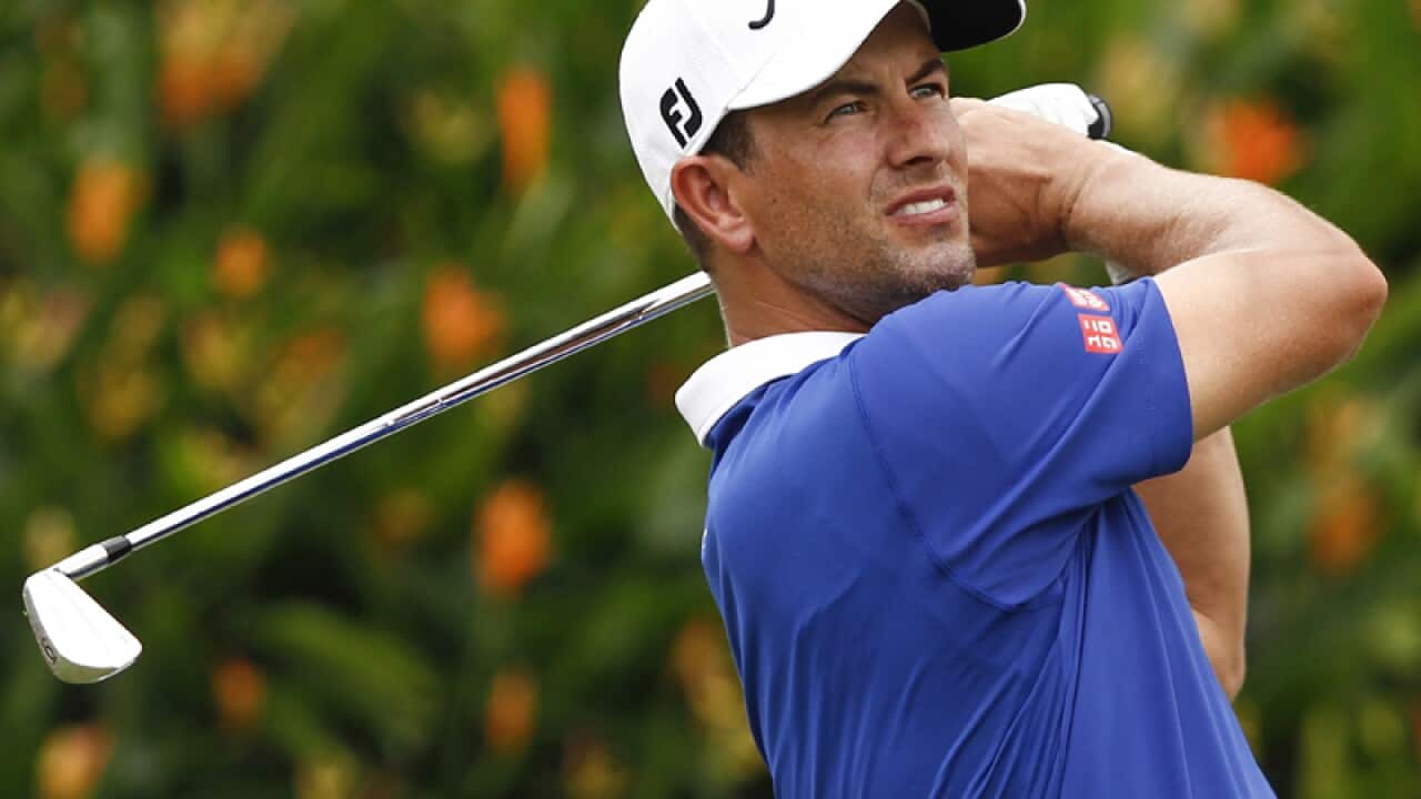 Adam Scott of Australia.