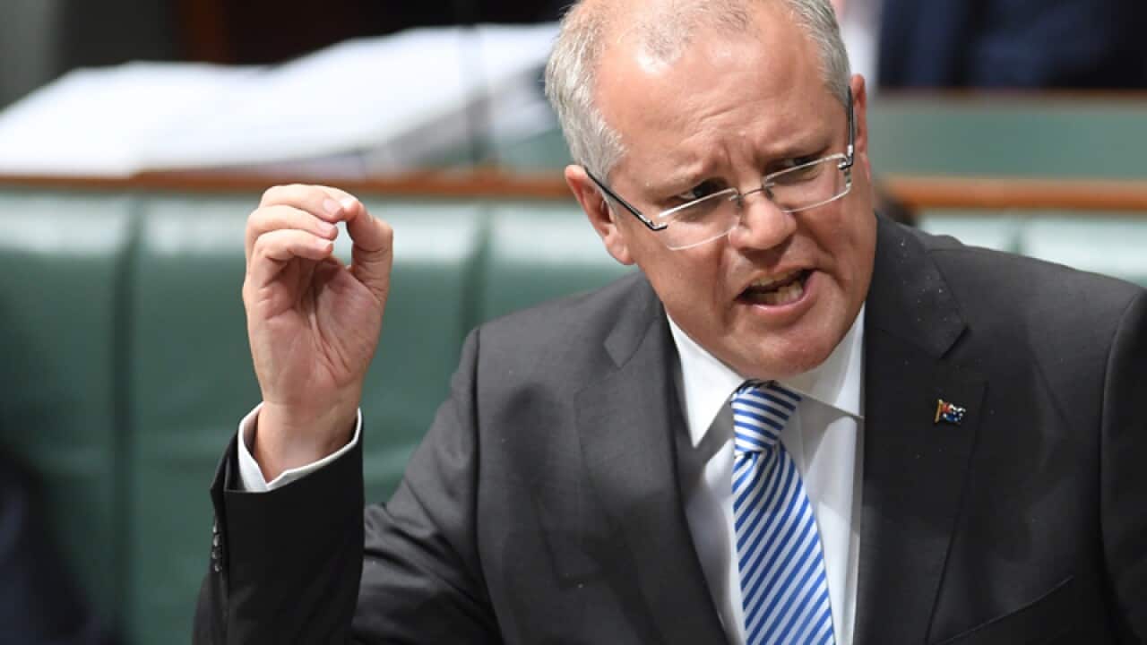 (File photo) Australia's Treasurer Scott Morrison.