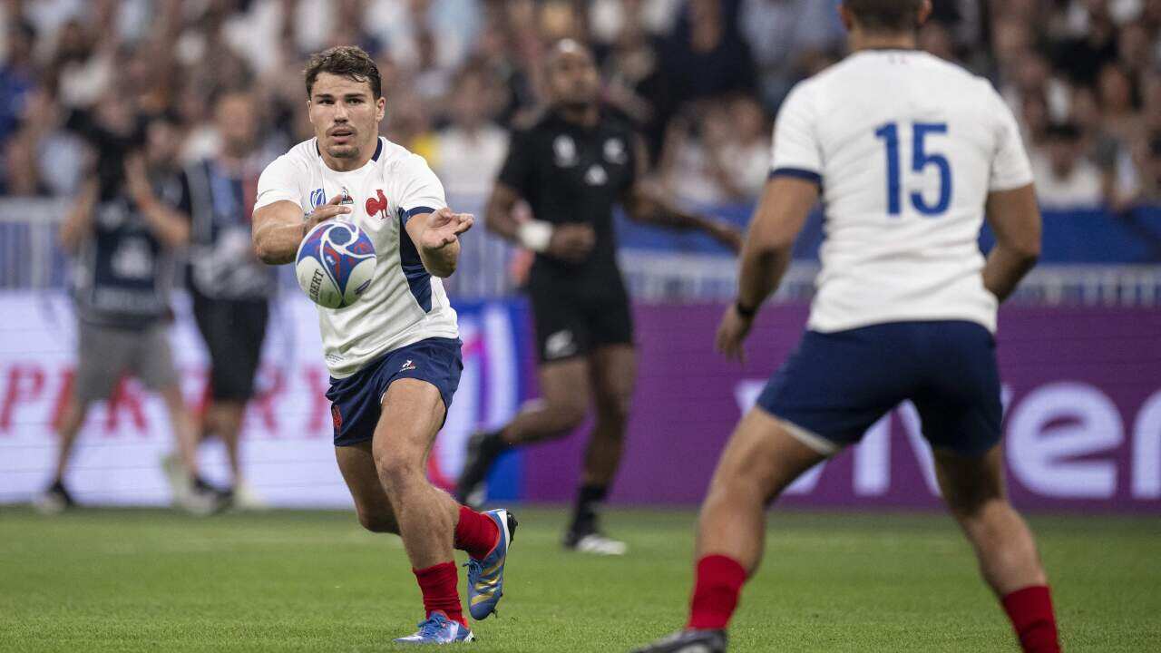 Rugby World Cup - France Defeat New Zealand In Opening Game
