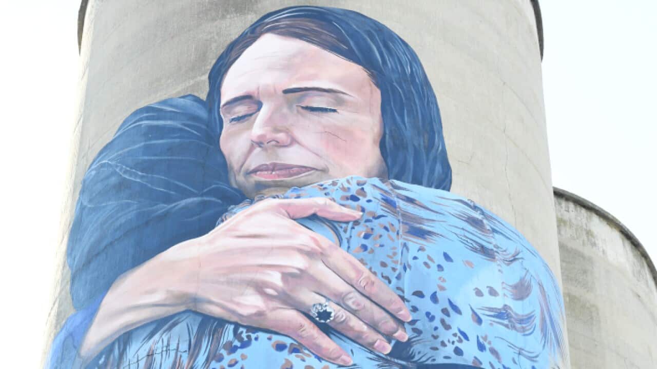 acinda Ardern Mural