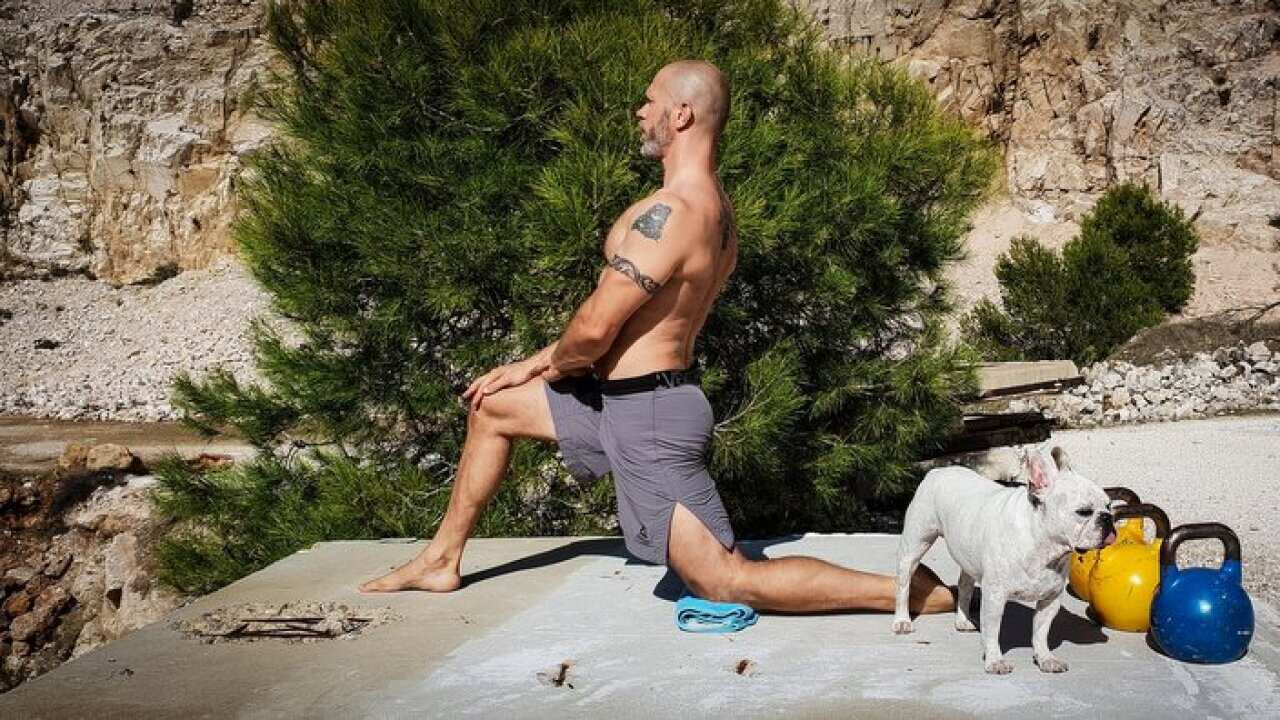 Some stretching exercises are particulary good for knee arthritis sufferers.