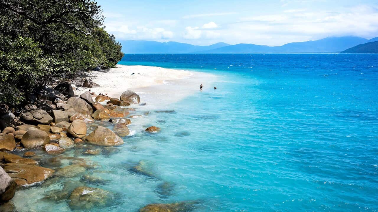 Nudey Beach on Fitzroy Island in Queensland.