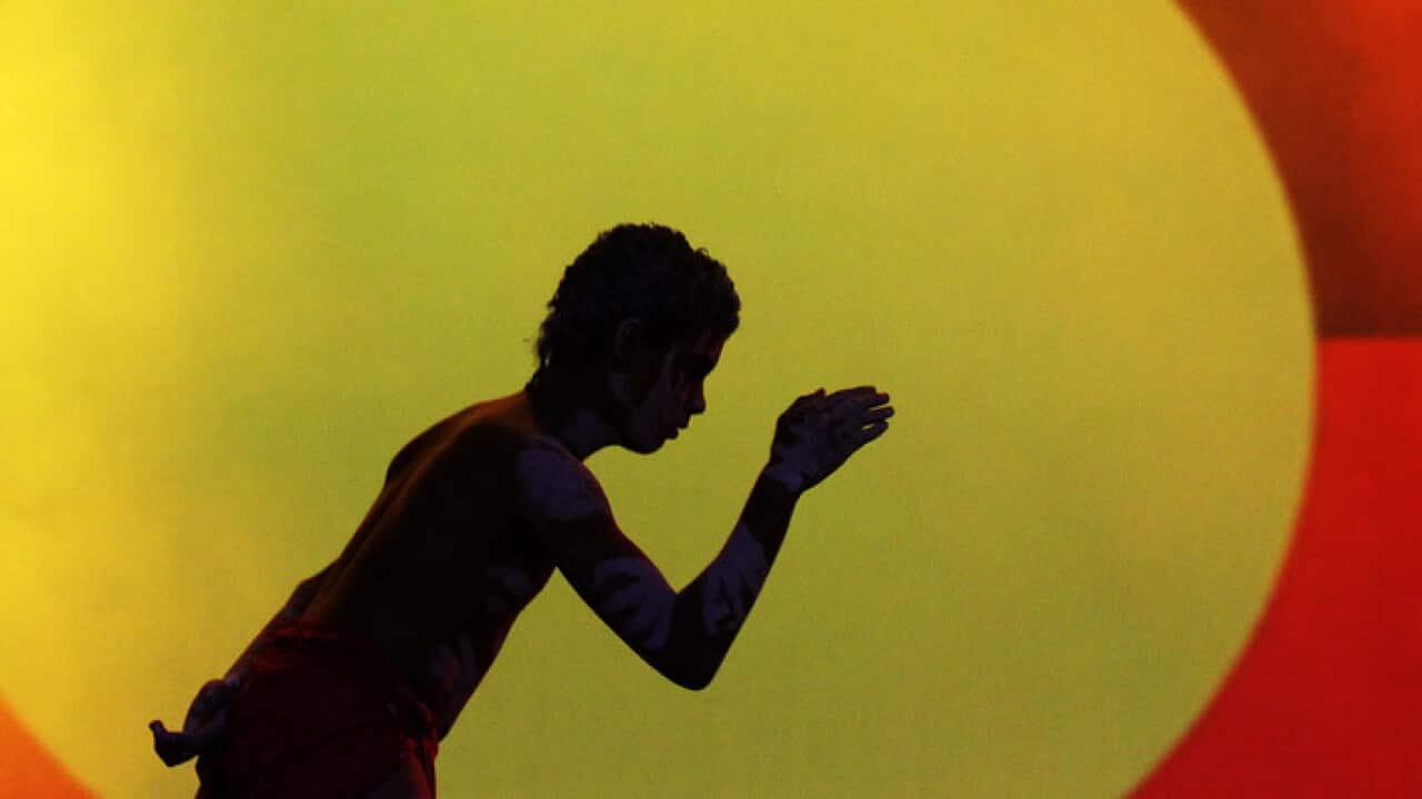 Indigenous dancer