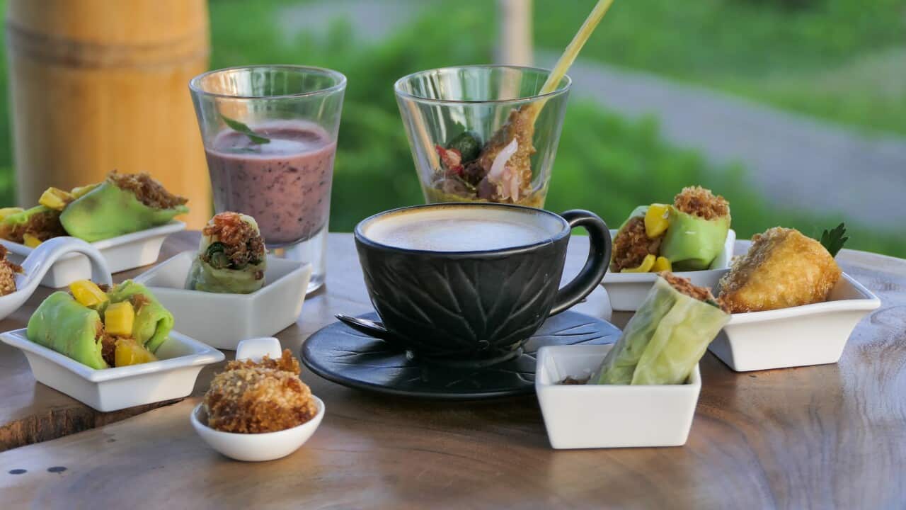 Organic Vegetarian at Ubud Bali.