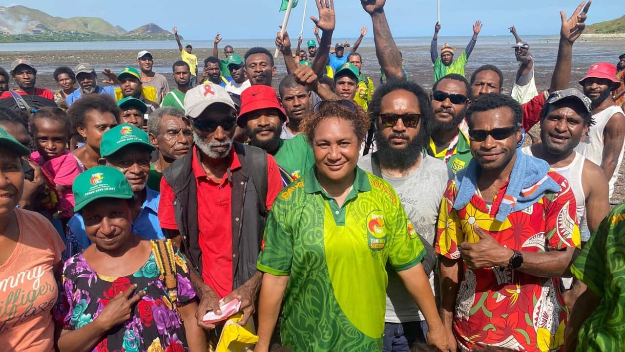 Candidate Lucielle Paru says she wants to win a seat on equal terms, not through a women's quota (Stefan Armbruster, SBS).jpg