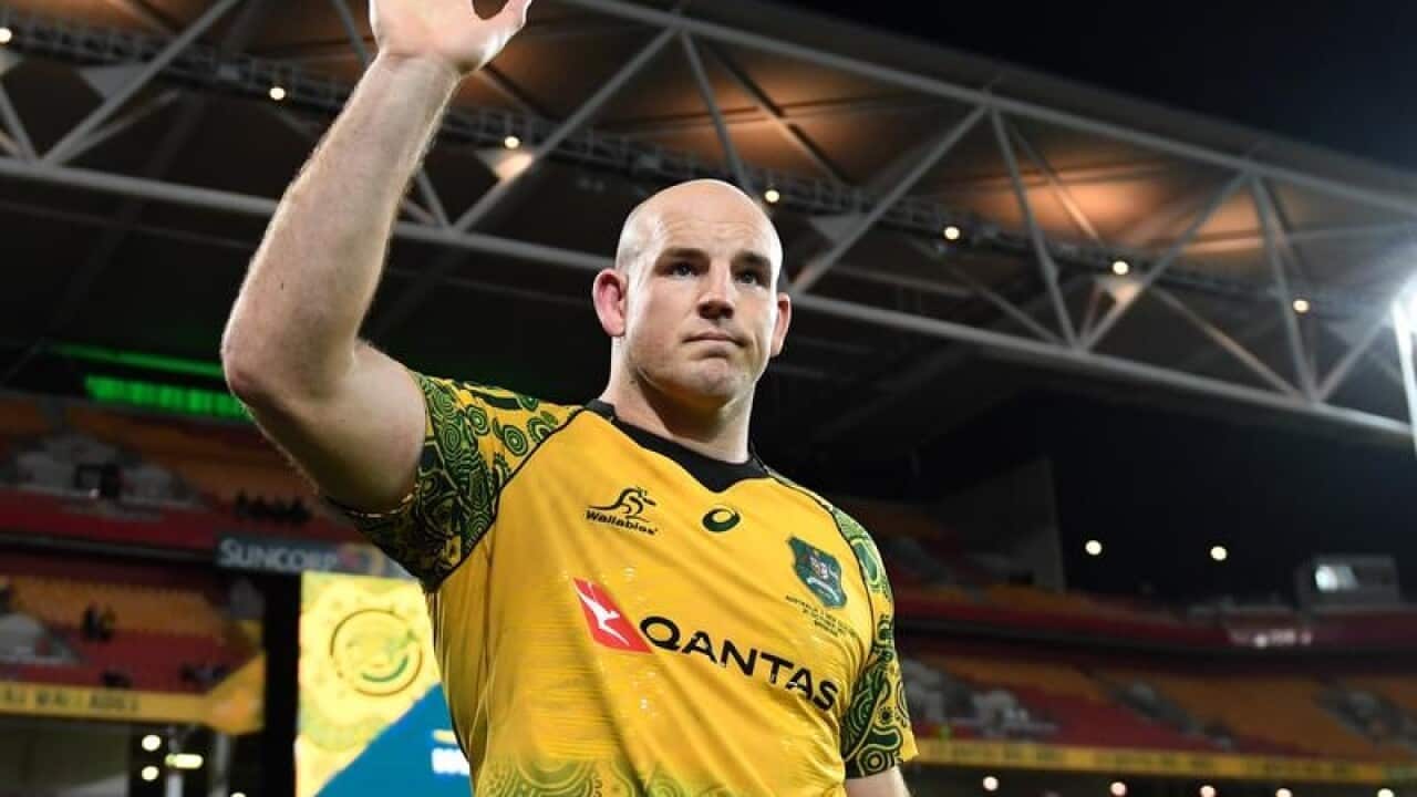 Stephen Moore of the Wallabies.