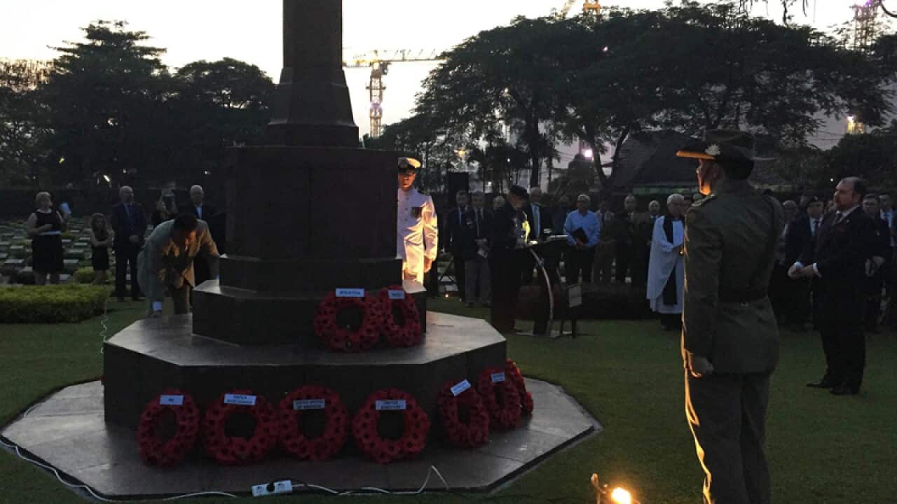 an Anzac Day dawn service in Jakarta